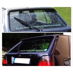 Sticker de hayon arrière Golf