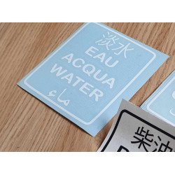 Sticker Eau