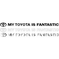 Sticker MY TOYOTA IS...
